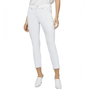 7 for all mankind raw edge skinny jean